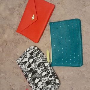 Set of three IPSY makeup bags